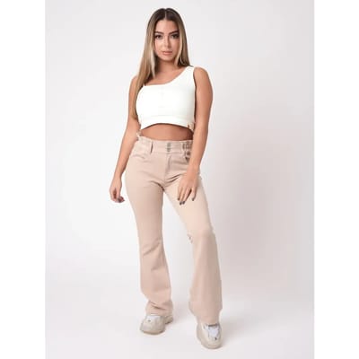 Paper bag stijl flare jeans voor vrouwen Project X Paris