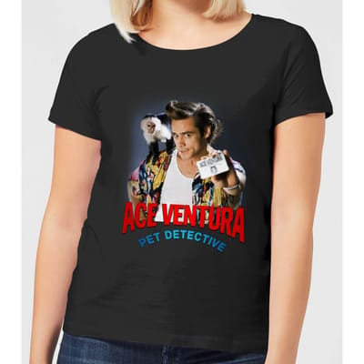 Ace Ventura I.D. Badge Women's T-Shirt - Black - 3XL