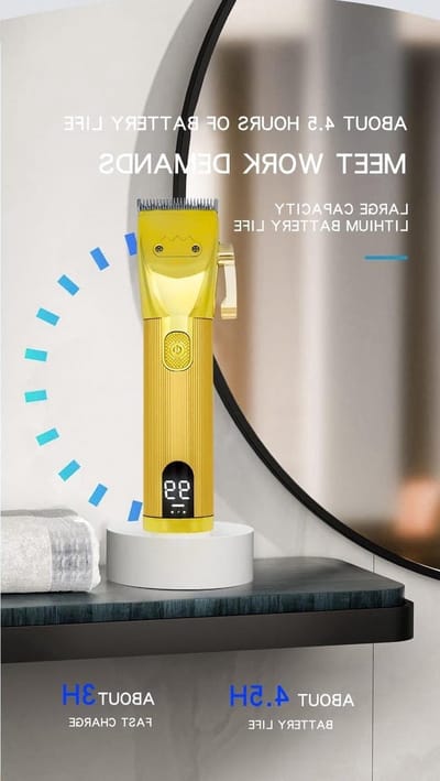 Elektrische Tondeuse - Haartrimmer Scheerapparaat - Professioneel Knippen - Usb Oplaadbaar - Niet Gespecificeerd - Zilver