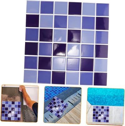 Keramische Mozaïektegels - Wandtegels Keuken Badkamer - DIY Decoratie Projecten - Hoge Glans Afwerking - 30x30 cm - Wit