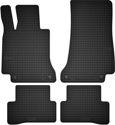 Wielganizator SolidTread - Rubber Autovloermatten - Mercedes C-Klasse W205 - 2014-2021 - Volledige Pasvorm