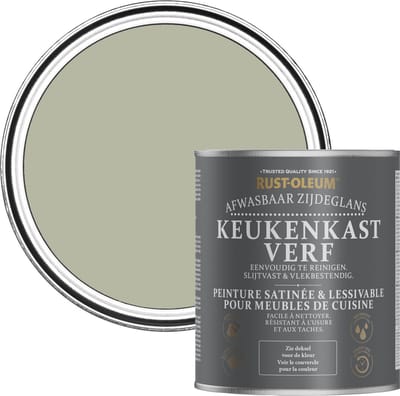 Rust-Oleum Grijs Keukenkastverf Zijdeglans - Tanglewood 750ml
