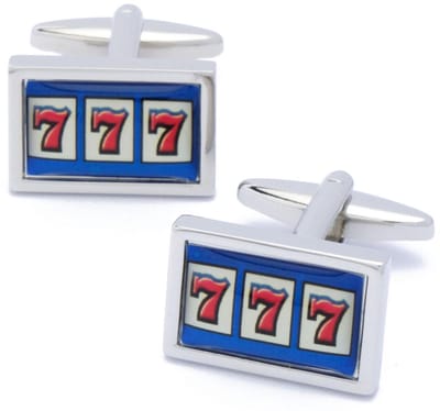 Manchetknopen - Gokkast Casino Nummers 777