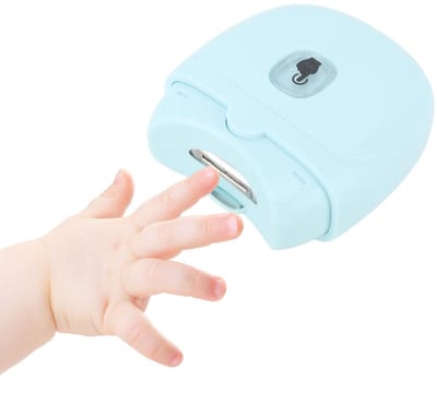 Dailygoods - Elektrische Automatische Nagelknipper - Vingernagelsnijder - USB Oplaadbare - Thee groen - Kinderen en Senioren - Veilig en Eenvoudig