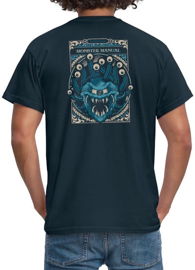 Dungeons And Dragons Monster Manual Met Beholder T-Shirt Heren
