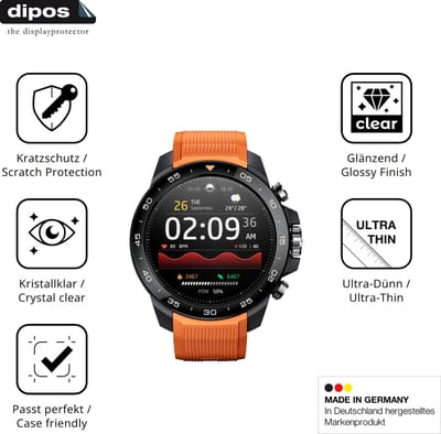 dipos – 6x Beschermfolie geschikt voor Xiaomi Mibro GS Explorer S | Krasbestendige & heldere Screenprotector Ultra-Thin