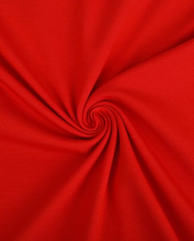 Tricot / Jersey Stof Uni per Meter – Rood – Rekbaar & Zacht – Comfortabele Kledingstof – Voor Shirts, Jurken & Leggings