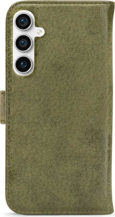 My Style Telefoonhoesje geschikt voor Samsung Galaxy S23 FE Hoesje | My Style Flex Wallet Bookcase Portemonnee | Pasjeshouder voor 3 Pasjes | Telefoonhoesje voor Pinpas / OV Kaart / Rijbewijs - Olive | Groen
