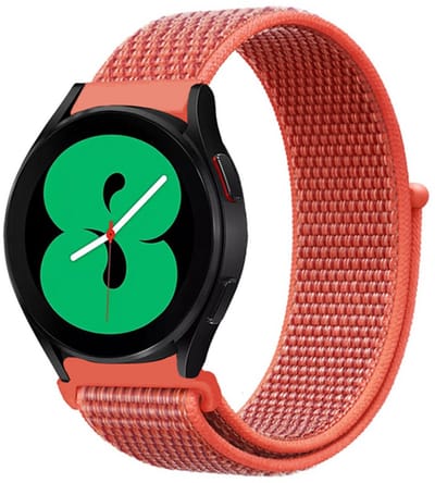 By Qubix - Sport Loop nylon bandje - Rood - Geschikt voor Xiaomi Redmi Watch 5 Active / Redmi Watch 5 Lite