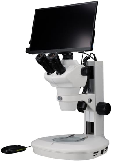 Bresser Microscoop - Science ETD-201 - Trino Zoom - 8x-50x - Incl. MicroCam PRO HDMI Autofocus en Full HD MINI HDMI Display