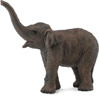 COLLECTA Figurine - Aziatisch Olifantenkalf - (S) - Wilde Dieren - Handgeschilderd - Miniatuur