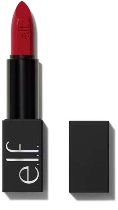 e.l.f. O Face Satin Lipstick - Own It (Cool Red) - Hoge Pigmentatie - 3,8 g