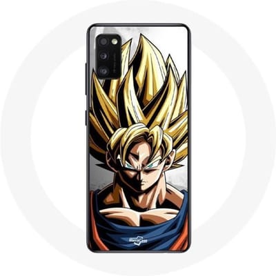Samsung Galaxy A41 hoesje Goku Wall Dragon Ball Super