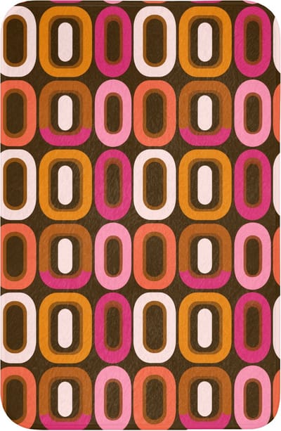 WC mat 40x60 cm - Antislip - Modern - Retro - Kleurrijk - Toiletmat - Vloermat - Douchemat - Toilet tapijt - Toiletmatten