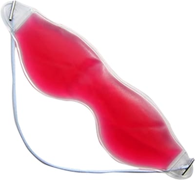 IJsgel Masker - Ooggel – Vermindert Donkere Kringen, Vermoeide Ogen, Anti Wallen & Koelende Gezichtsverzorging - Rood