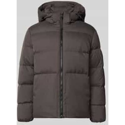 Regular fit donsjack met capuchonkraag