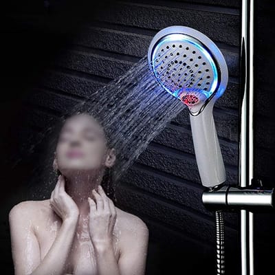 Kleurveranderende LED Douchesproeier met Digitale Temperatuurweergave en Temperatuurregeling voor een Luxe Douche-ervaring