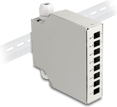 85931 - Piggy-back connector - Straight - Female - Grey - Metal - 126 mm