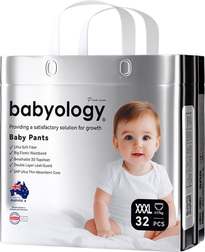 Luierbroekjes Maat 7 (17kg+) - Premium Kwaliteit - 32 Stuks - Dermatologisch Getest - 12+ Uur Droog - Ultra Zacht en Ademend - Dubbele Anti Lek Bescherming - REACH Getest