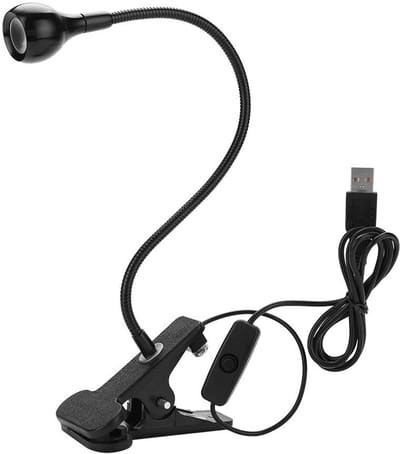 Allecto - USB 3W UV-lijmlamp - UV-lijm Verhardingslamp - Flexibel met Clip - Paars Licht - Voor Mobiele Telefoons en Gelnagels - Ideaal voor Thuisg...