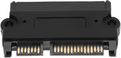 Dailygoody 22Pin 7+15 Connector - Mannelijke naar Vrouwelijke Adapter - Zwart - Uitbreidingsadapter - Voor Harde Schijven - Duurzaam en Betrouw...