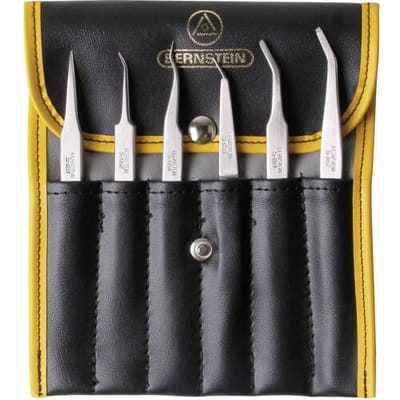 BERNSTEIN Tools for Electronics 5-050 Pincetset 6-delig