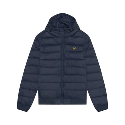 Lyle & Scott Baffle Jas Navy - Maat XL - Heren - Tussenjas