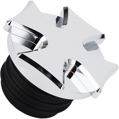 Motorfiets Benzinetank Oliedop CNC Aluminium Brandstof Gas Tank Geventileerde Decoratieve Oliedop Vervanging voor white