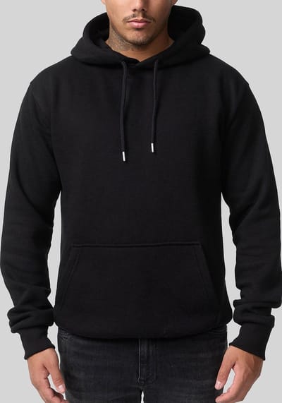 Smith & Solo Hoodie Heren - Sweatshirt Heren Met Capuchon - Katoen - Zwart 3XL