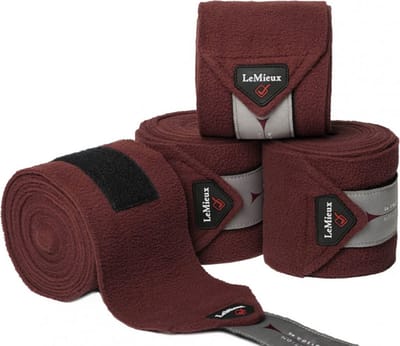 Le Mieux Loire Polo Bandages - Rioja - Maat Full Set van 4 stuks