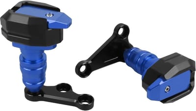 Frame Slider Set - Crash Pads - Motor Beschermen - CNC Aluminium - 1 Paar - Blauw