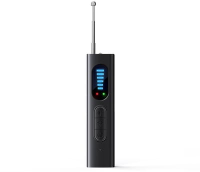 Objectdetector - Anti-spionsensor - Verborgen cameradetector - Anti-spion - Verborgen apparaat GPS-detector (voor GSM- GPS- locator- camera- afluisteren) Draadloze camera voor hotel en huis