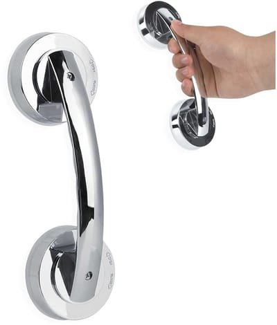 Dailygoods- Handgreep Veiligheidsstang - Handgreep Douche - Handgreep Badkuip - Handgreep met Zuignap - Wandbeugel - Duurzaam en Eenvoudig te Installeren - Veiligheidsgreep