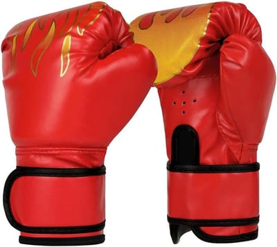 Bokshandschoenen - Trainingshandschoenen Vechthandschoenen - Boksen Kickboksen - Ergonomisch Vingerontwerp - 300g - Rood