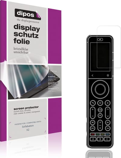 dipos – 4x Beschermfolie geschikt voor Sofabaton X2 | Krasbestendige & heldere Screenprotector Ultra-Thin