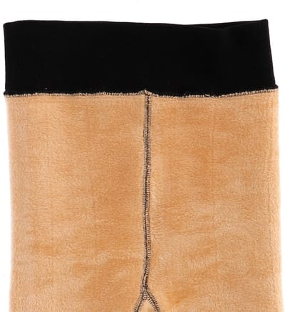 Marianne - Panty met Fleece - Maat L/XL- Bekend van TV - TikTok Rage - Black/Black - OP=OP