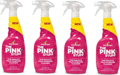 The Pink Stuff - 4x 750 ml  Wonder Schoonmaakspray - Allesreiniger - HET Wonder Schoonmaakmiddel - The Miracle Allesreiniger