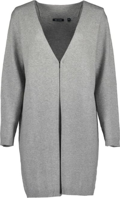 Blue Seven dames vest lang lichtgrijs - maat 38
