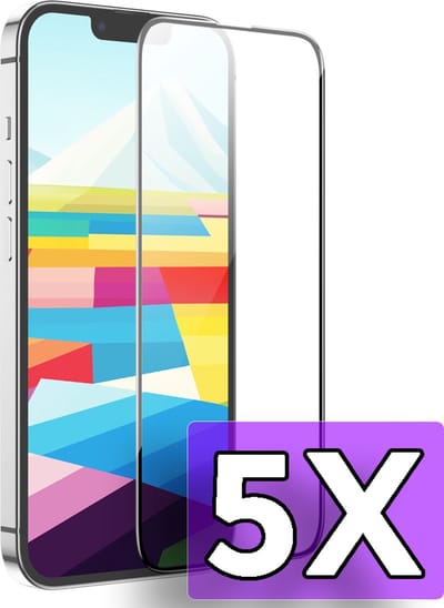 Hoco Glas Geschikt voor Apple iPhone 12 / 12 Pro - Screenprotector Glas Gehard - Tempered Glass - Volledige Bescherming - 5 Stuks