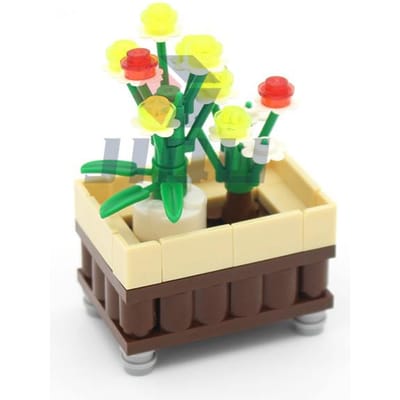 City Friends Serie Bouwstenen MOC Klikstenen Bloemen Potplanten Winkel Boerderij Accessoires voor Kinderen Speelgoed Cadeaus