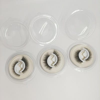 Zelfklevende Nep Nerts Wimpers Nepwimpers 3 Paren Wimpers Vol en Natuurlijk Wimperverlenging Oogmake-up 3 pairs gray