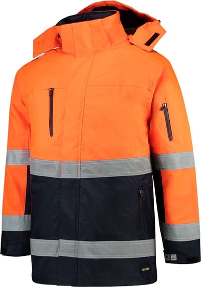 Tricorp Parka EN471 bi-color - Workwear - 403004 - fluor oranje / navy - Maat XL
