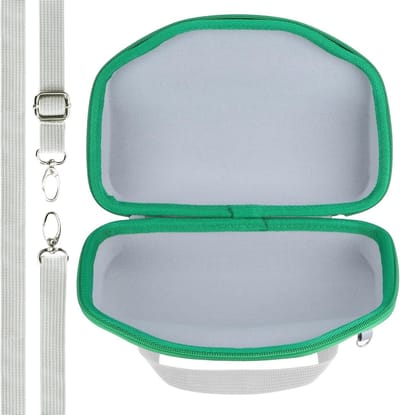 Duurzame Hard Travel Case voor Draagbare Bluetooth Speaker, Geschikt voor JBL Charge 6, Grijs en Groen