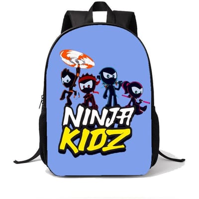 NINJA KIDZ Rugzakken Jongens en Meisjes Student Verjaardagscadeau Kind Schooltassen Grote Capaciteit Kamperen Duurzaam Rugzak