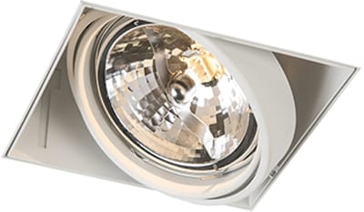 QAZQA Inbouwspot wit AR111 draai- en kantelbaar trimless - Oneon