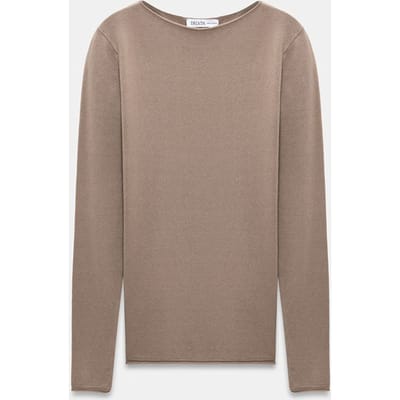 Dames Ribbels Boothals Slim-fit Trui