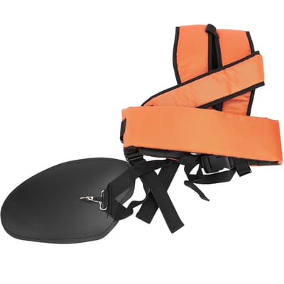 Trimmer Harnas Riem Zijwaarts Hangend Verstelbaar Dubbele Schouder Nylon Riem voor Tuin Landbouw orange