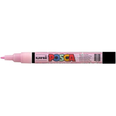 Paintmarker Uni POSCA PC3M fijn glitter roze