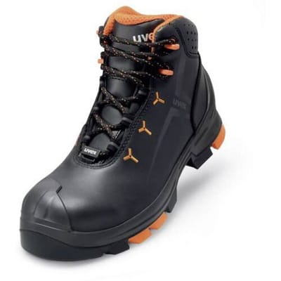 uvex 2 6503241 Hoge veiligheidsschoenen S3 Schoenmaat (EU): 41 Zwart, Oranje 1 paar