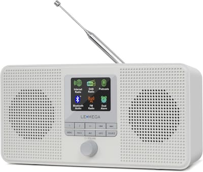 Stereo Internetradio met WiFi, DAB+, FM, Bluetooth en Spotify Connect